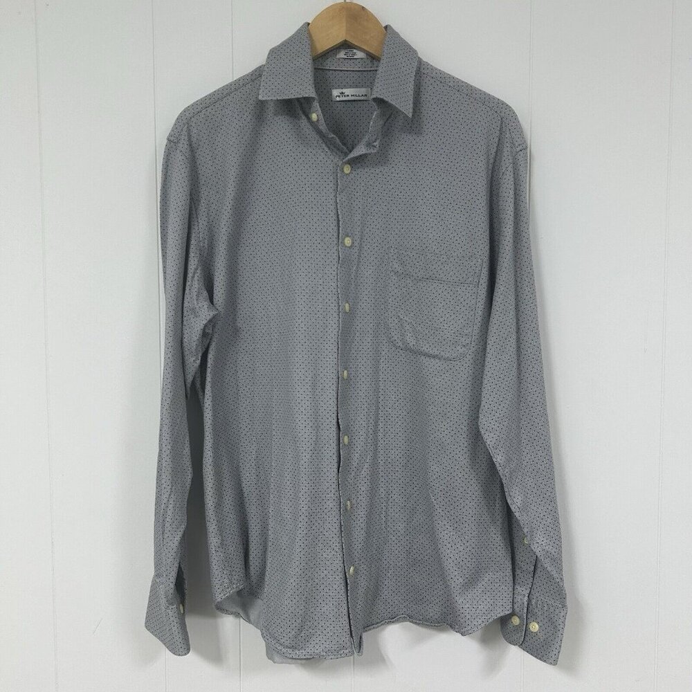 Peter Millar Men’s Constellation Sport Shirt Button-Up Size Large